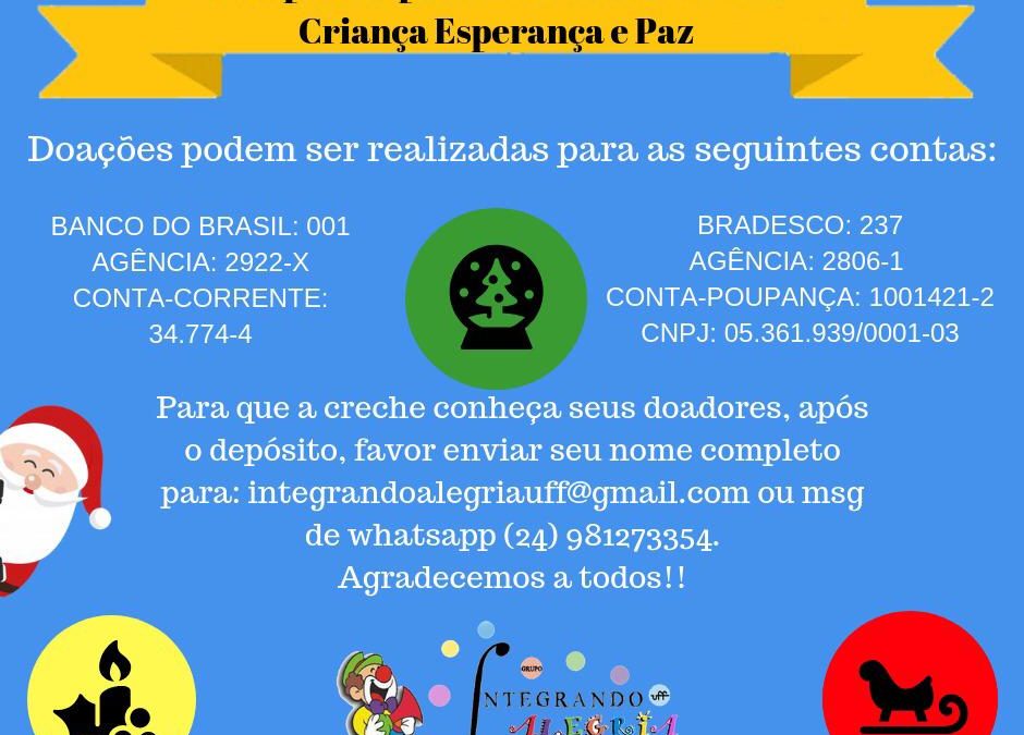 Campanha para Pintura da Casa da Criança Esperança e Paz